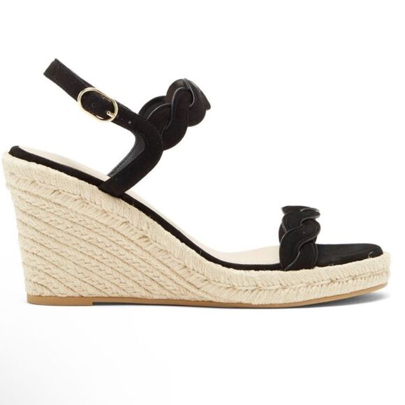 Stuart Weitzman Twist Espadrille Platform Wedge Sandal - Picture 2 of 6